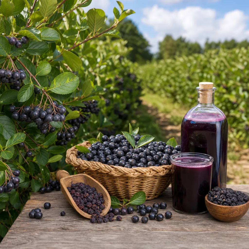 Aronia krzew