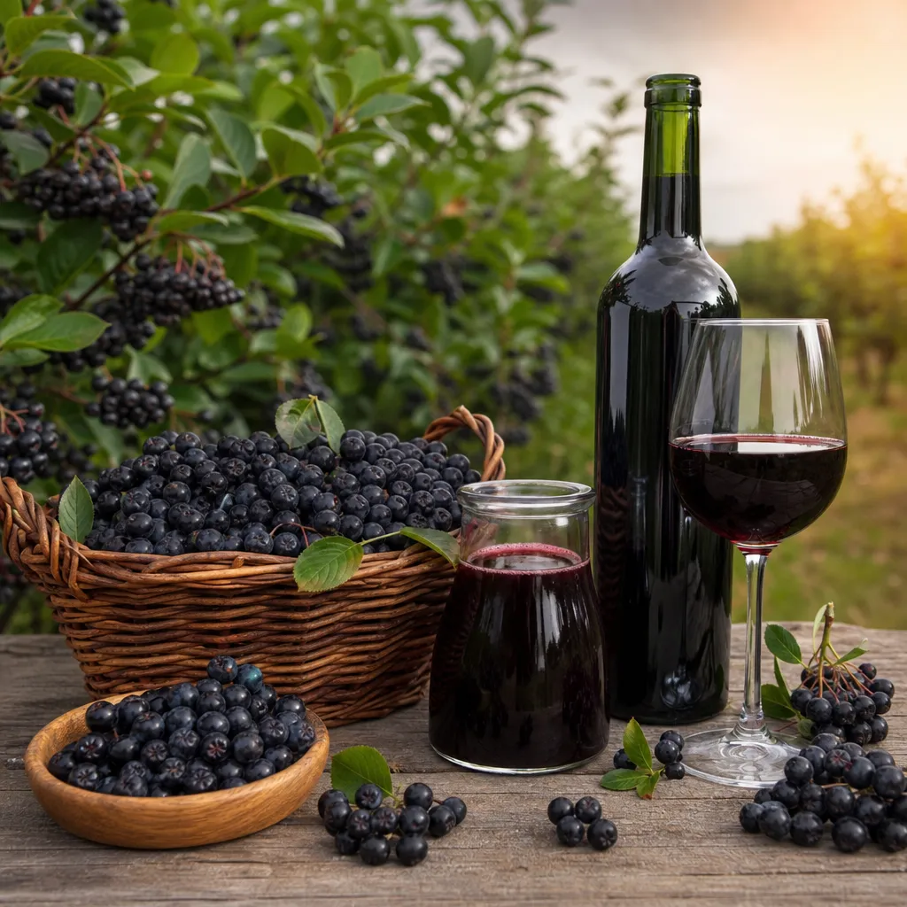 Wino z aronii