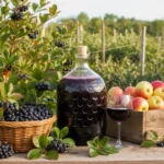 Wino z aronii i jabłek